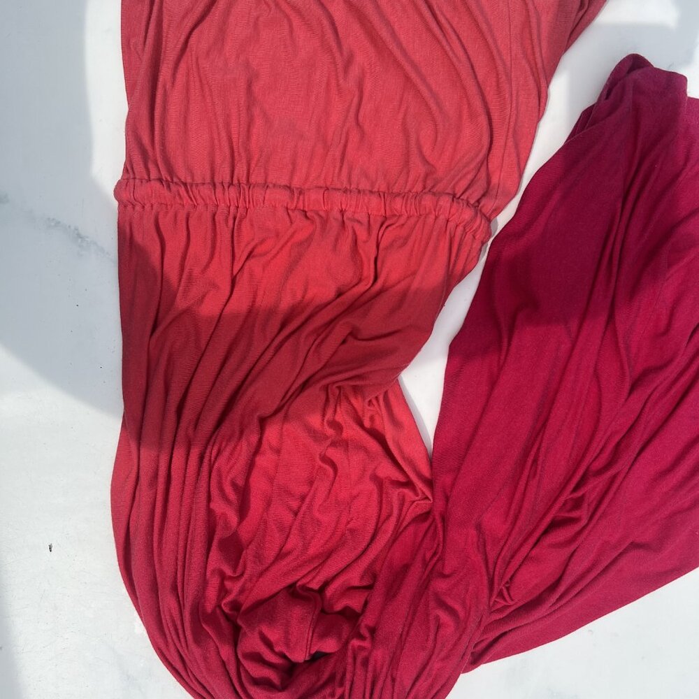 🔥 4 FOR $15 Item🔥Old Navy Women's M Gradient Pink Strapless Maxi Dress - Picture 4 of 7